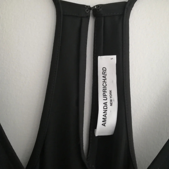 Amanda Uprichard Track Jumpsuit with Contrast Piping and Side Slits Small - Picture 11 of 16